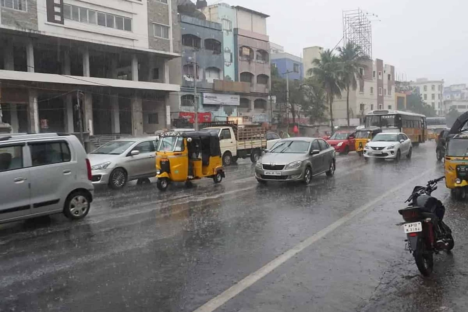 Heavy Rains Inundate Hyderabad Neighbourhoods And Suburbs