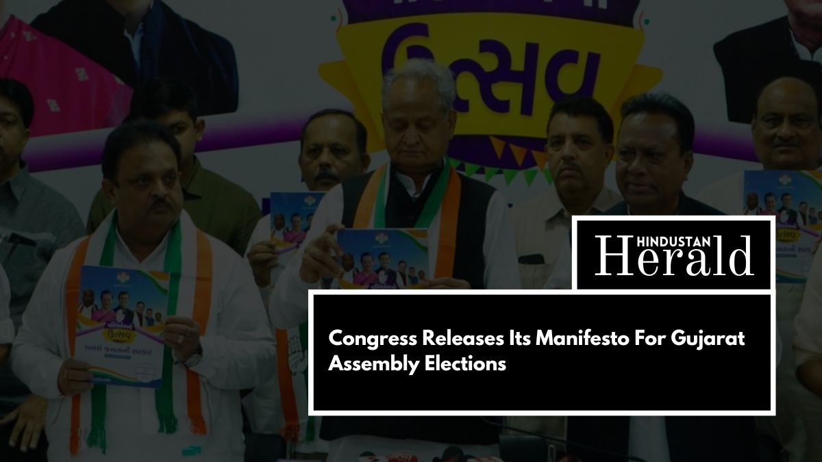 Congress Releases Its Manifesto For Gujarat Assembly Elections
