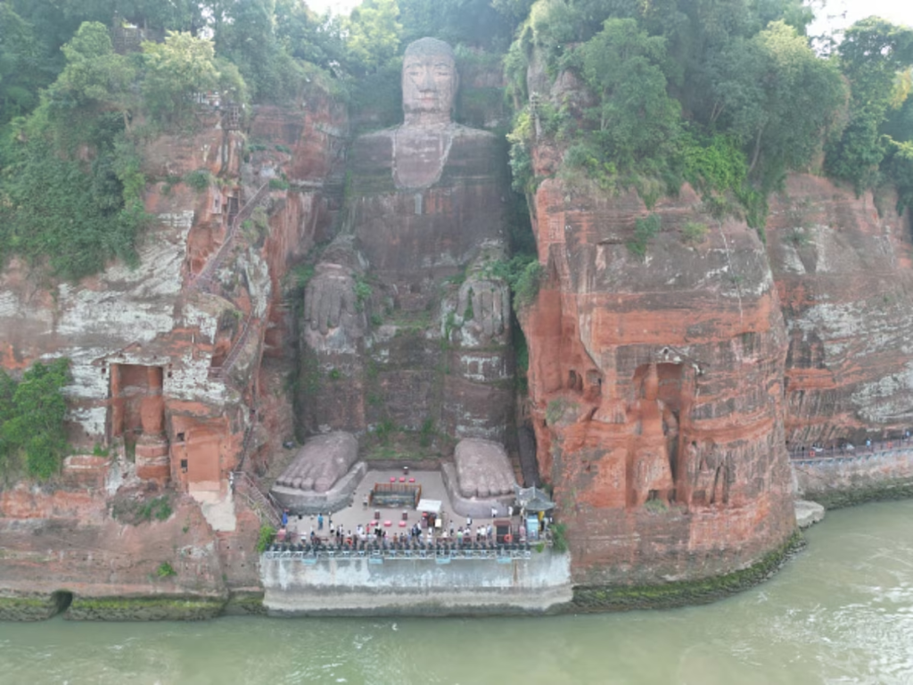 A Chinese man travelled 2,000 km to the Leshan Giant Buddha in Sichuan Province, used a speaker to blast out his prayers and wishes for money and a girlfriend. In a viral video, he can be seen raising the volume on his phone so that the deity "can

