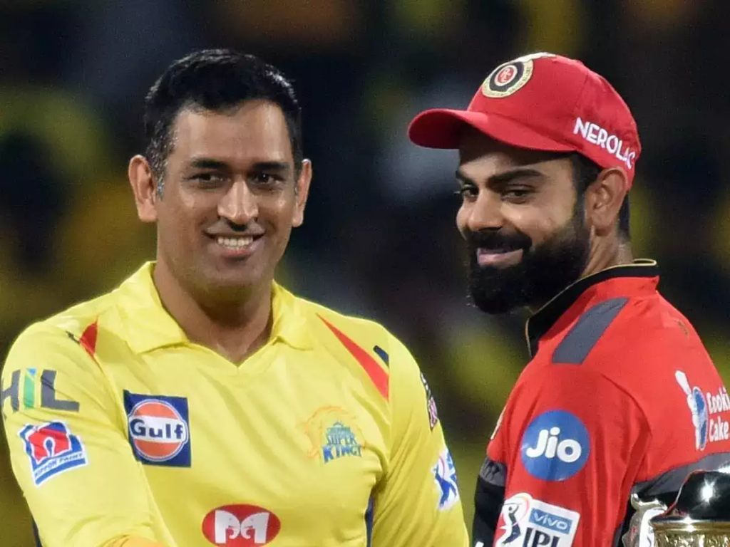 In a viral video of IPL 2023, Chennai Super Kings' legend MS Dhoni can be heard mentioning Virat Kohli in a rousing dressing room speech prior to RCB's match against Delhi Capitals. The video has created a buzz on social media, showcasing the close bond between the two cricket greats.