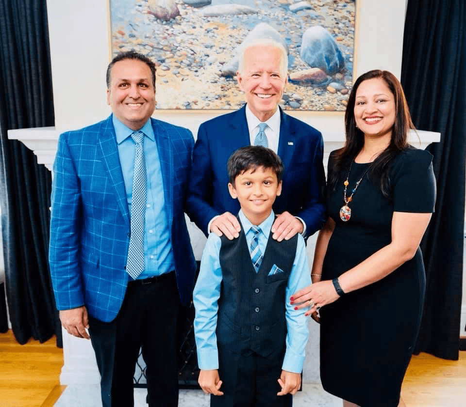 US President Joe Biden and Vice President Kamala Harris over the weekend met their top 150 donors, including Indian-American entrepreneur Ajay Jain Bhutoria, to develop a successful strategy to raise funds for their 2024 re-election campaign. The campaign aims to raise $2 billion, and the meeting marked the first in-person donor conference of the campaign. The attendees highlighted the importance of donors and their contribution to preserving democracy while lambasting "MAGA Republicans" and emphasizing abortion rights