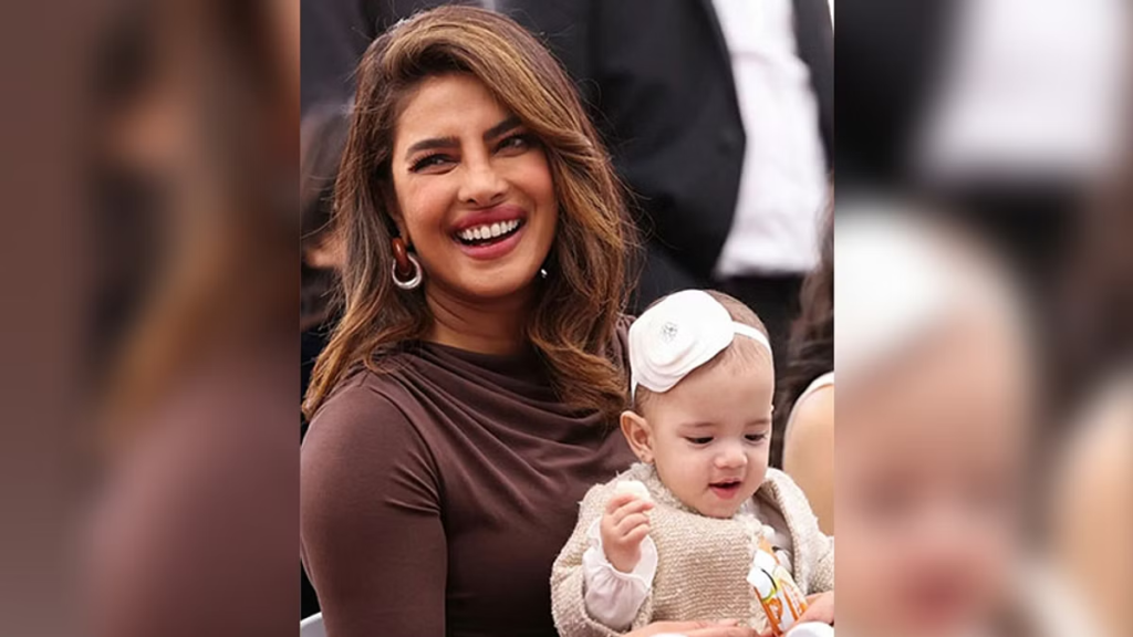 Priyanka Chopra, after returning to the United States from a Bulgari event, shares an adorable photo of her daughter Malti Marie Chopra Jonas. The mother-daughter duo is seen together in a playpen, capturing a heartwarming moment. Find out more about their reunion and the special bond between them.


