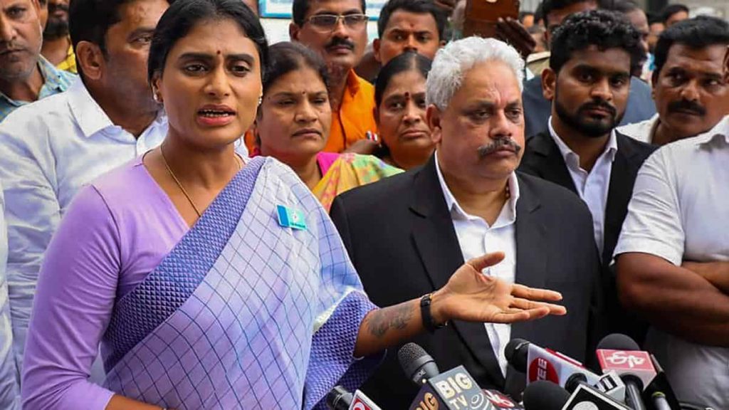 YS Sharmila, the leader of YSR Telangana Party (YSRTP), has been booked in the TSPSC paper leak case for her remarks against Chief Minister K Chandrasekhar Rao (KCR). A complaint filed by a Bharat Rashtra Samithi (BRS) leader accuses Sharmila of blaming the Chief Minister for the question paper leaks and referring to BRS as 'Bandicoot Rashtra Samithi'. The case has been registered under IPC Sections 504 and 505(2), alleging intentional insult and statements promoting enmity. Sharmila has released an affidavit on behalf of CM KCR, seeking his assurance for the youth and students of Telangana.