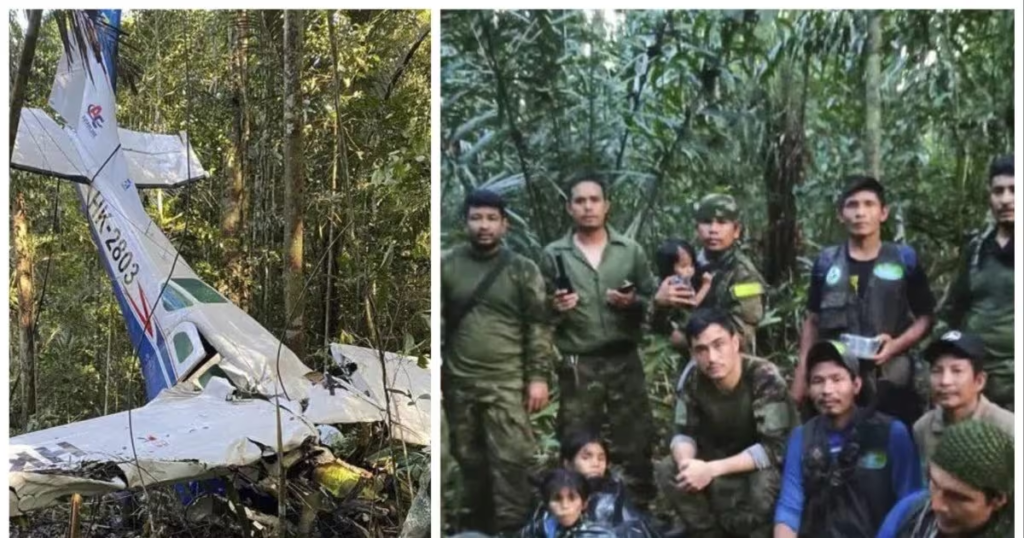 Colombian President Gustavo Petro shared the incredible news that four children, who had gone missing in the Amazon jungle after a plane crash, have been found alive after 40 days. Their survival is being hailed as a remarkable feat, and the nation rejoices at this extraordinary outcome.