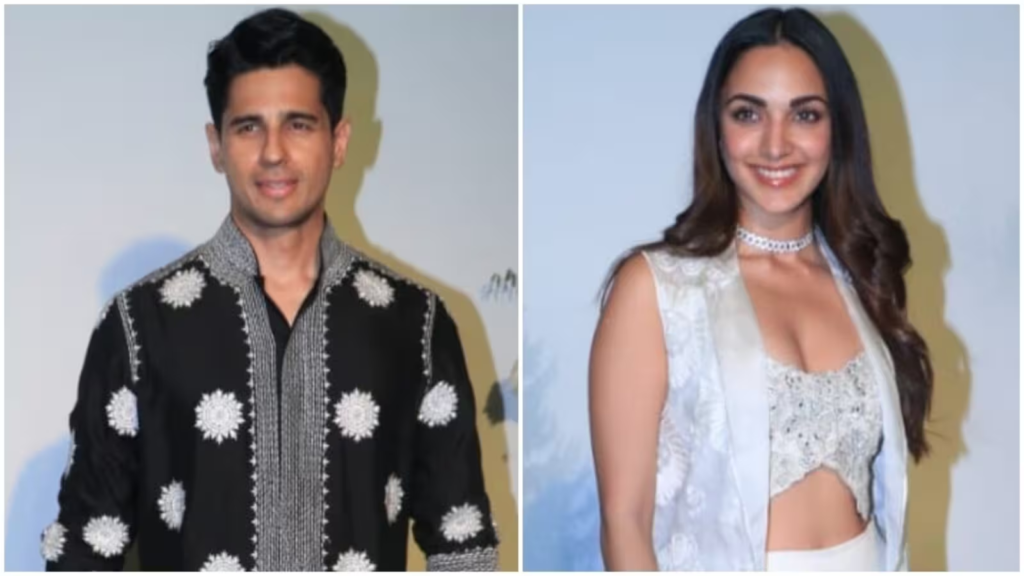 Kiara Advani and Sidharth Malhotra attended the grand screening event of 'SatyaPrem Ki Katha' in Mumbai, and their adorable moments together stole the show. The paparazzi praised their real love story, leaving them blushing. Check out the viral videos and their stunning outfits for the event.