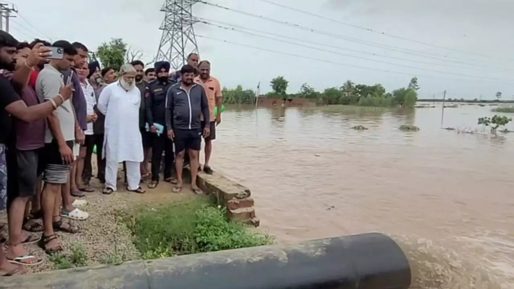 A woman in Haryana created a stir when she slapped JJP MLA Ishwar Singh during his visit to flood-hit areas. The incident draws attention to the inadequate drainage system that resulted in waterlogging, leaving the locals frustrated. As monsoon rains continue to wreak havoc, the flood situation in Haryana remains grim. Read more about this incident and its implications.