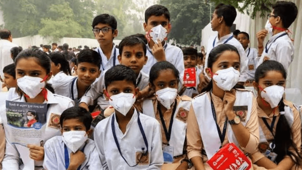 Both private and government schools in Delhi and UP have resumed classes today following an extended summer break. The decision to extend the vacation was taken to ensure the safety of students during the hot weather.