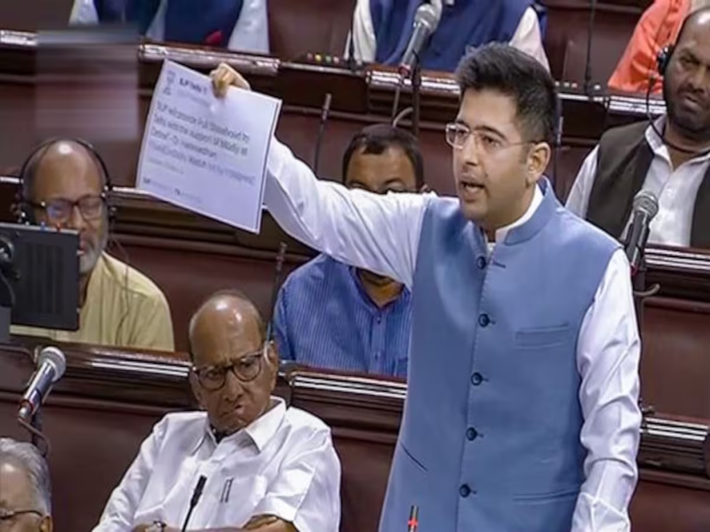  A controversy unfolds as five Rajya Sabha MPs demand a Privilege Motion against AAP MP Raghav Chadha for allegedly including their names without consent in a proposed select committee for the Delhi services bill. The move has raised concerns and calls for investigation into the matter.