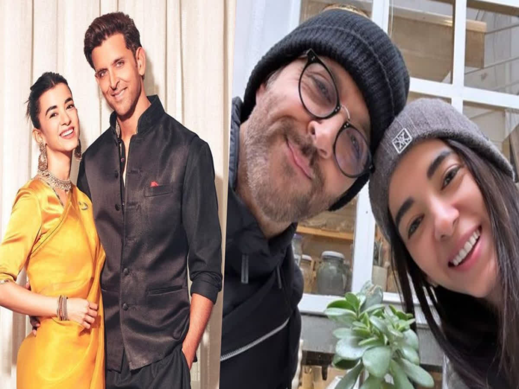  Bollywood stars Hrithik Roshan and Saba Azad are currently on vacation in Buenos Aires, Argentina. They have been sharing pictures of their trip on social media, and Hrithik recently posted a selfie with Saba, calling her his "winter girl." The two are seen posing in front of a cityscape, with Hrithik wearing a blue T-shirt and black jacket, and Saba wearing a black overcoat. The photo has been liked by over 1 million people on Instagram.