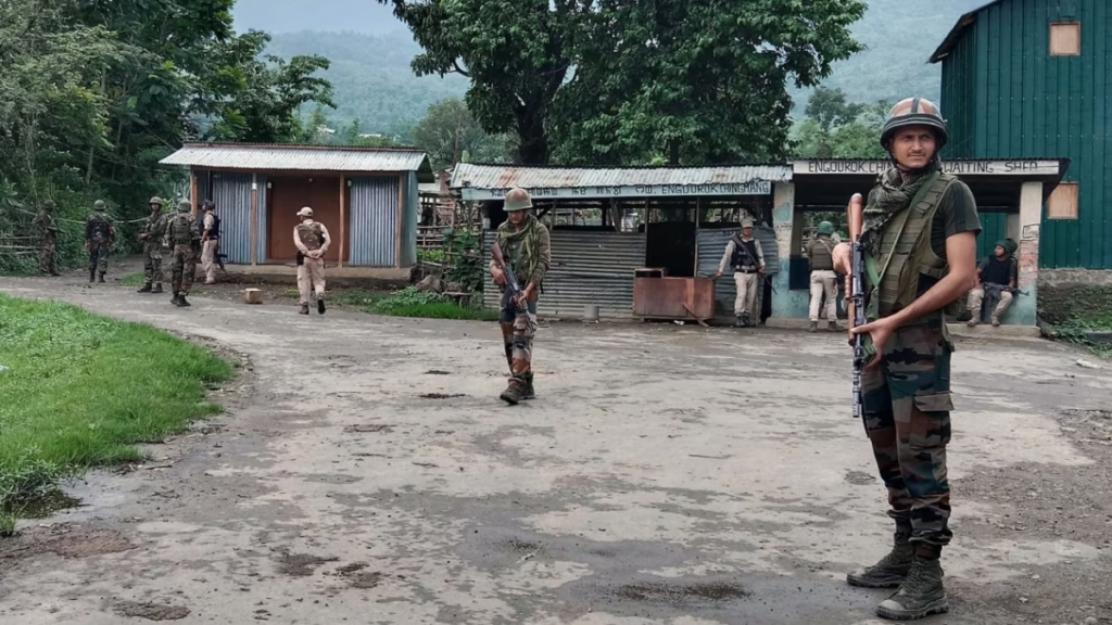 Security forces in Manipur have destroyed seven illegal bunkers of miscreants in Koutruk hill range. The operation was carried out in a joint operation by Manipur police and personnel from the Central Armed Police Forces (CAPFs). The overall situation in the state remains tense, with curfew imposed in Imphal West and Imphal East districts.