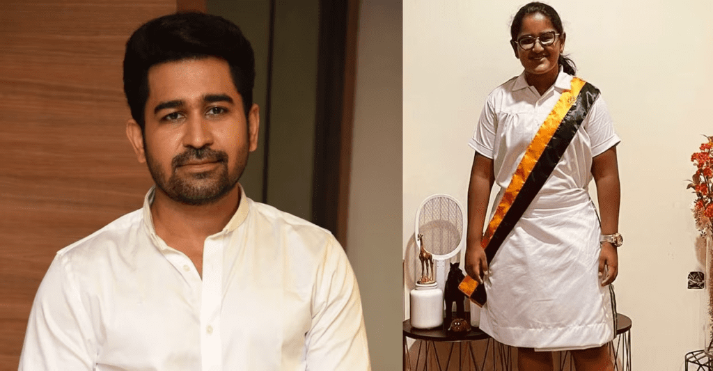 "The 16-year-old daughter of actor, producer, and composer Vijay Antony, Meera, took her own life on September 19, leaving the entertainment world in shock and sorrow."
