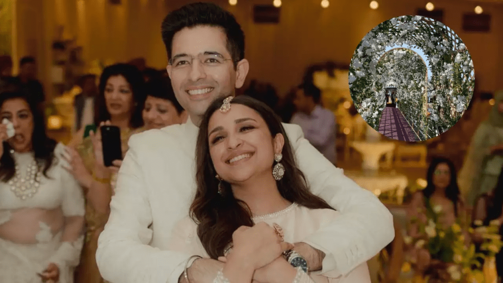 "Actress Priyanka Chopra hints at her absence from cousin Parineeti Chopra's wedding to Raghav Chadha in Udaipur. Read more about this family event."
