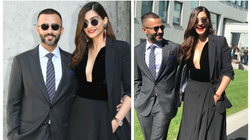 "Sonam Kapoor's fashion statement in a midnight blue gown at Milan Fashion Week turns heads. Explore her chic style at the prestigious event."
