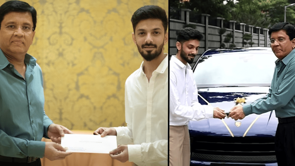 The producers of the hit film 'Jailer,' directed by Nelson Dilipkumar, are riding high on its success. In a grand gesture, they have been gifting bonus cheques and luxury cars to key contributors. This time, it's music composer Anirudh Ravichander who has received a generous cheque and a brand new Porsche, adding to the film's celebrations.