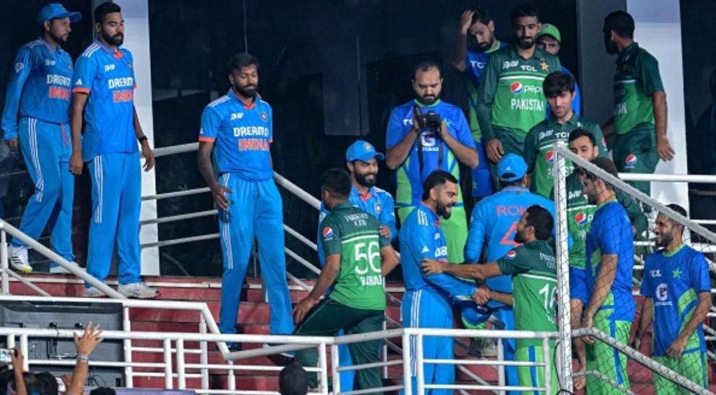 "The fate of the India vs Pakistan Super 4 match hangs in the balance as drizzling continues in Colombo, casting doubt on the Asia Cup 2023 fixture."
