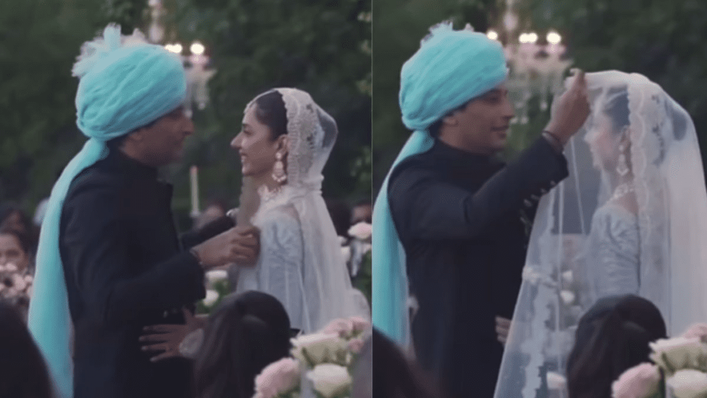 "Renowned actress Mahira Khan ties the knot with Salim Karim in an emotional wedding. Witness the heartfelt moments in their wedding video."
