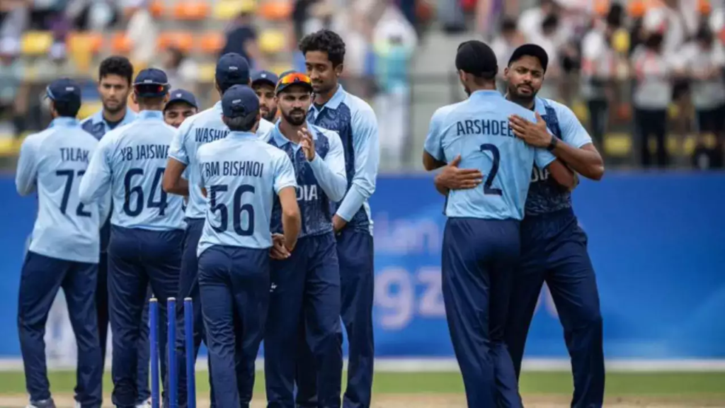India clinched gold in the men's cricket final at the Asian Games 2023 after rain forced the match's cancellation against Afghanistan.