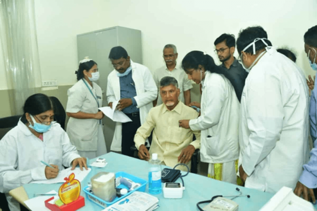 "Chandrababu Naidu's family raises concerns as he loses 5 kgs and battles an infection in Andhra Pradesh's Rajahmundry Central Jail."
