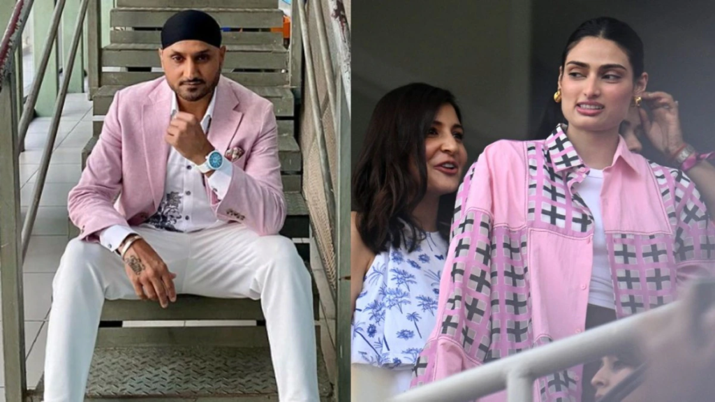 "Former cricketer Harbhajan Singh stirs controversy with a sexist comment during the India vs Australia World Cup final. Netizens criticize his remarks targeting Anushka Sharma and Athiya Shetty, raising questions about their understanding of cricket. The incident unfolds amidst India's disappointing performance on the field, overshadowing the World Cup showdown."
