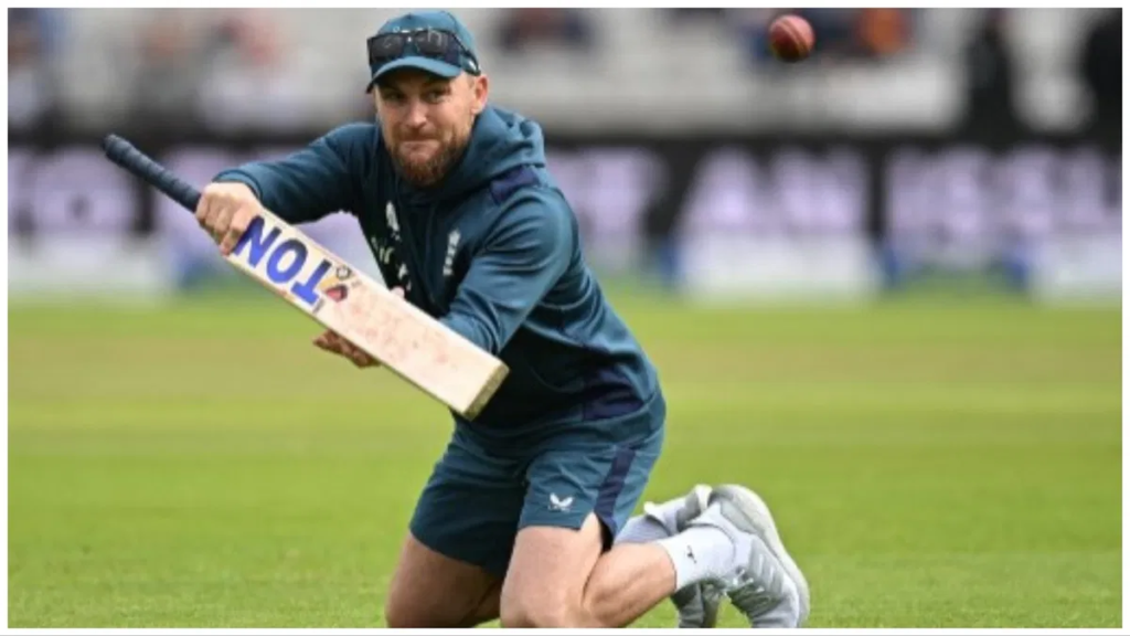 "England's head coach, Brendon McCullum, foresees a tough battle as his team faces India in a five-match Test series. 'Bazball' undergoes a real test in January 2024."
