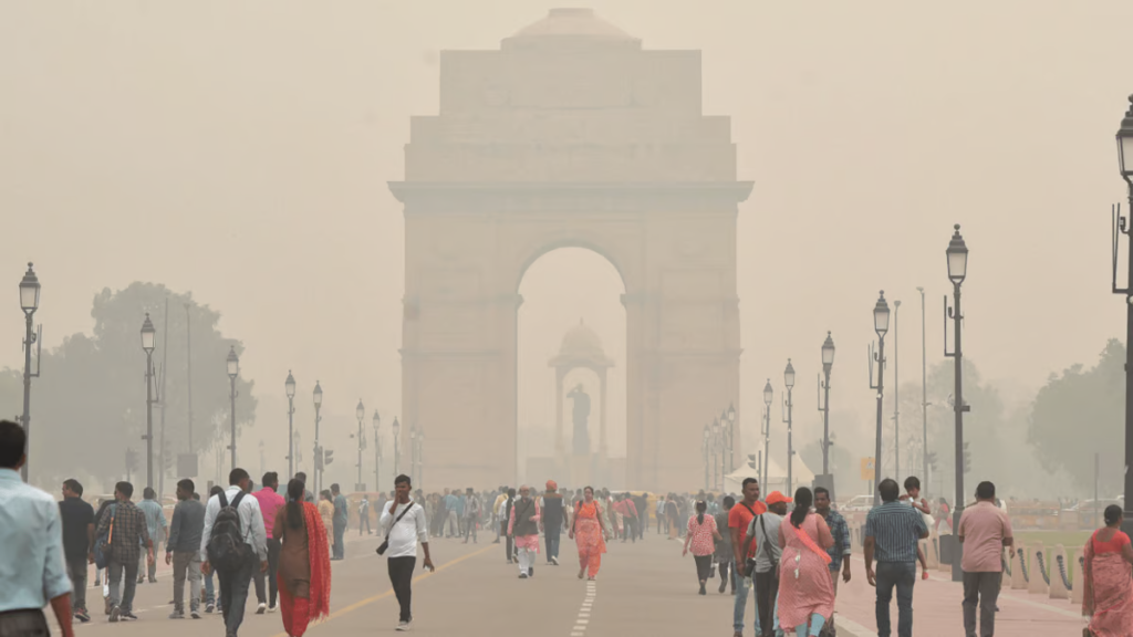 "Delhi grapples with the worst air quality in 6 years, as NewsClick founder's judicial custody is extended. Stay informed on the latest pollution updates."
