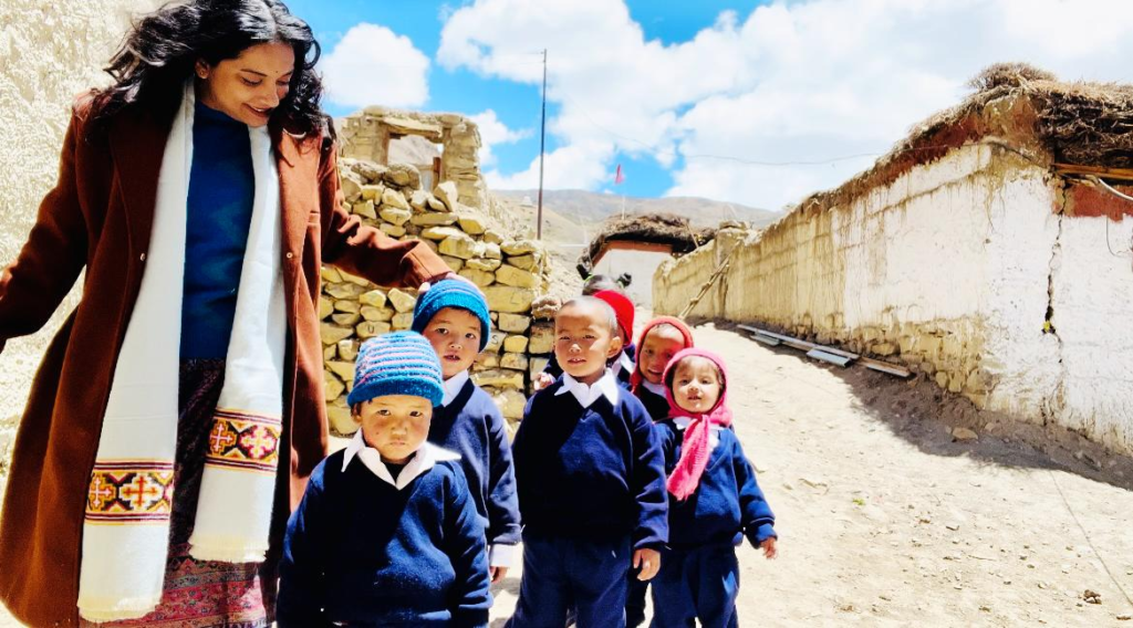 "Discover the transformative journey of a journalist who, inspired by her father's legacy, established a free boarding school in the Himalayas. This heartwarming story unfolds in Komic, Spiti, the world's highest village with a mission to empower underprivileged children at 15,500 feet."