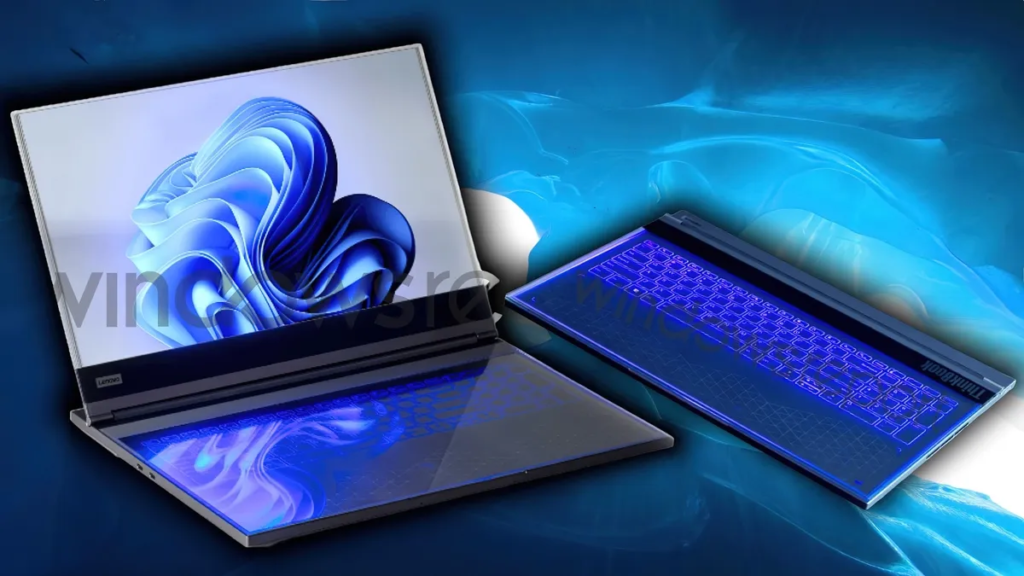 "Dive into the future of computing as Lenovo steals the spotlight at MWC 2024, introducing the world's first laptop featuring a transparent display. A fusion of groundbreaking technology and sleek design awaits."
