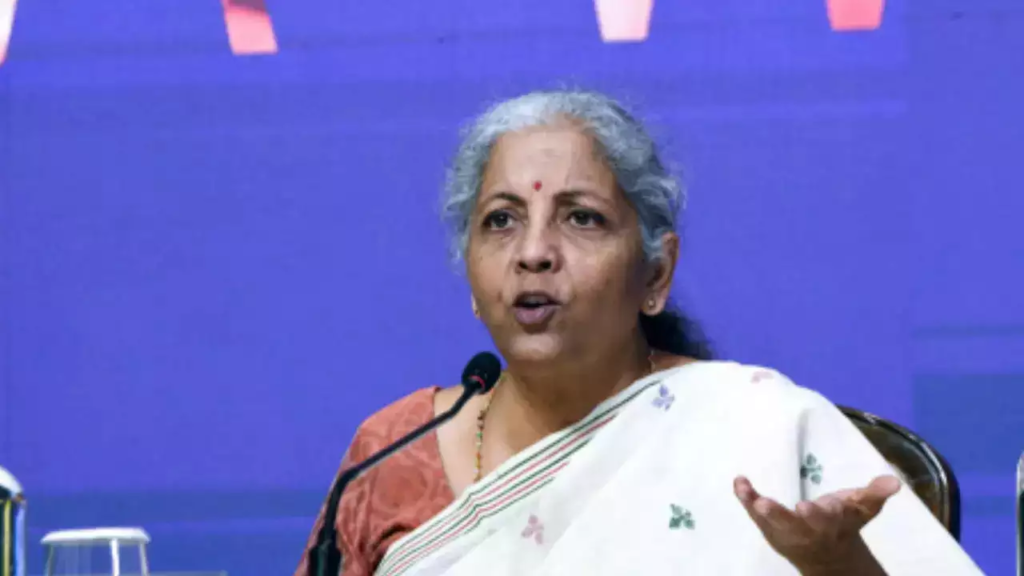 "Finance Minister Nirmala Sitharaman urges against coalition experiments, emphasizing the importance of a stable government in navigating India's critical challenges. Insights from Express Adda."




