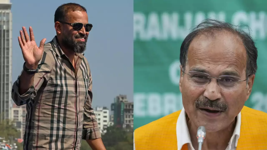 "As TMC fields Yusuf Pathan against Adhir Chowdhury, the political landscape in Baharampur heats up. Chowdhury accuses TMC of strategic candidate selection."





