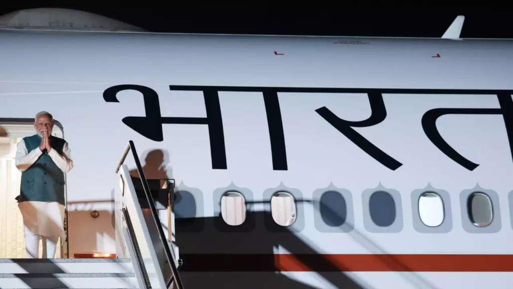 Prime Minister Narendra Modi has arrived in Italy to participate in the G7 Summit outreach session. Expressing his anticipation for productive discussions, PM Modi's visit underscores India's commitment to engaging with global leaders on pressing international issues. Stay tuned for live updates on the developments from this significant international event.






