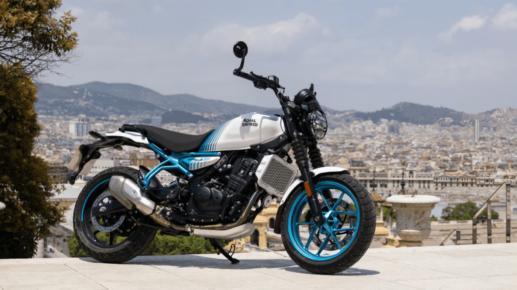 Royal Enfield Guerrilla 450 Dash Unveiled with Peix Bronze and Smoke Silver Colors