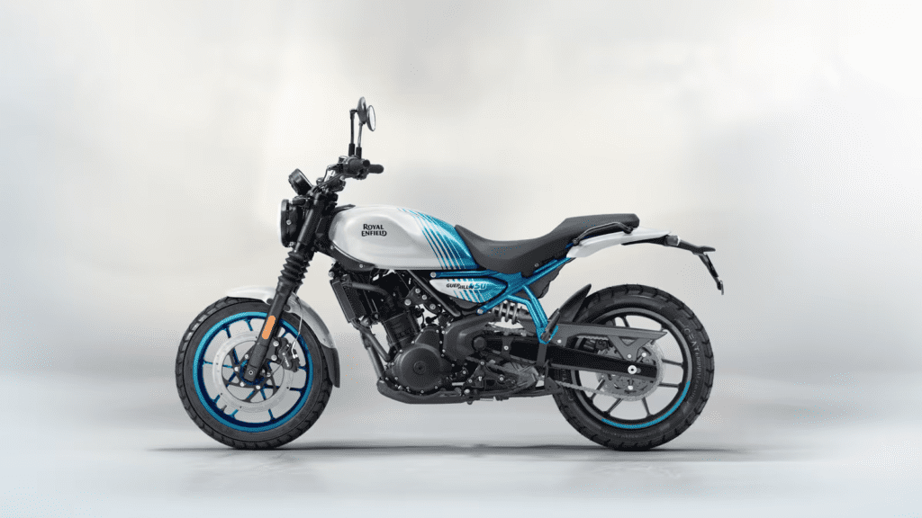 Royal Enfield Guerrilla 450 Dash Unveiled with Peix Bronze and Smoke Silver Colors
