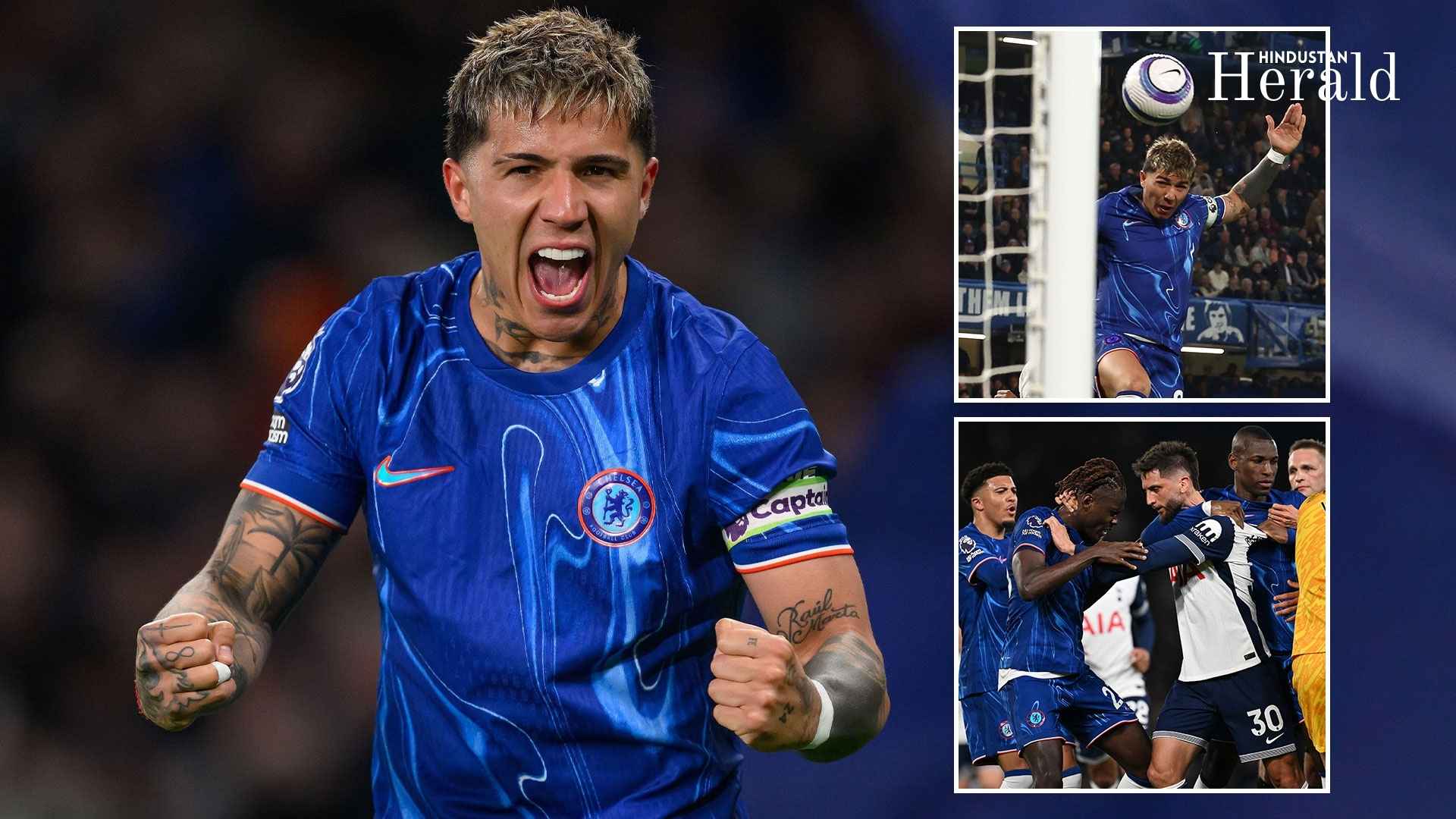 Chelsea vs Tottenham: Enzo Fernández’s Brilliant Header Lifts Blues to Top 4 in Heated 1-0 Win